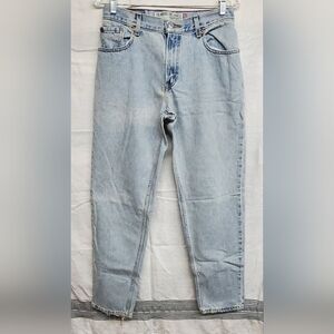 40110 Levis 550 Jeans Womens 8 L Blue Relaxed Fit Tapered Leg Denim